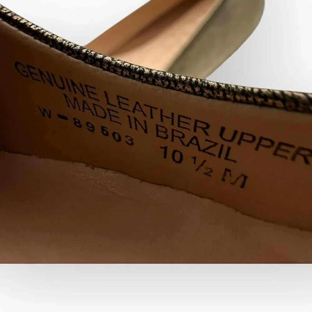 Walking Cradles Womens Bronwyn Antique Ballet Flat Old Gold Size 10.5